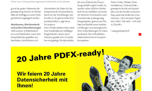 WIR PROFILIEREN UNS ÜBER UNSERE LEISTUNG